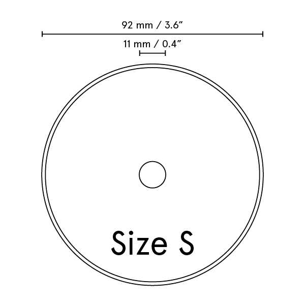 les dimensions de la coupelle de germination taille S Botanopia