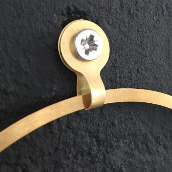 Brass support for climbing plants