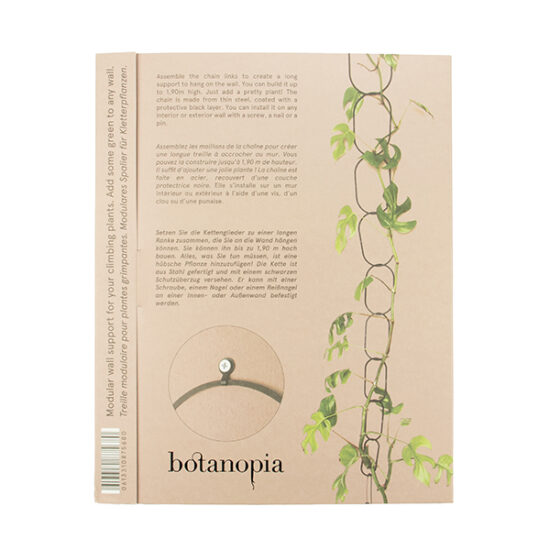 Black support for climbing plants by Botanopia