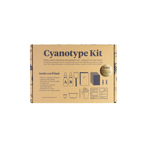 Cyanotype kit box bij botanopia