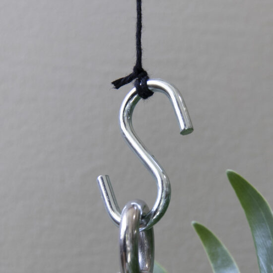 S-shaped Hooks to hang your plants up - Galvanised steel - Botanopia
