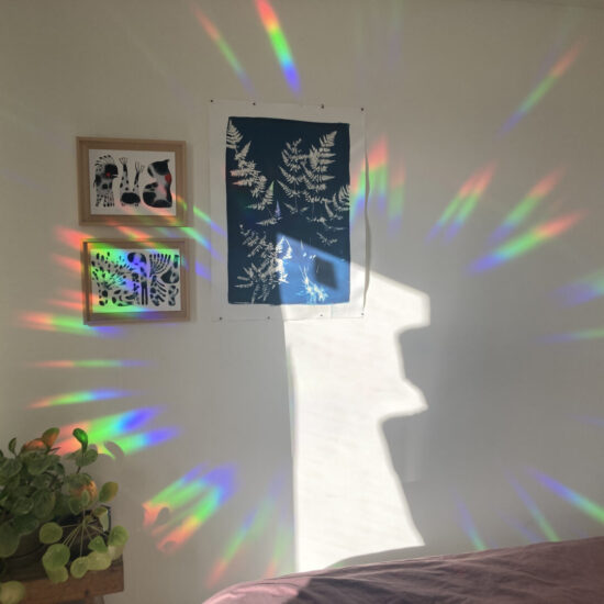 Regenboogstickers om regenbogen op je muren te maken