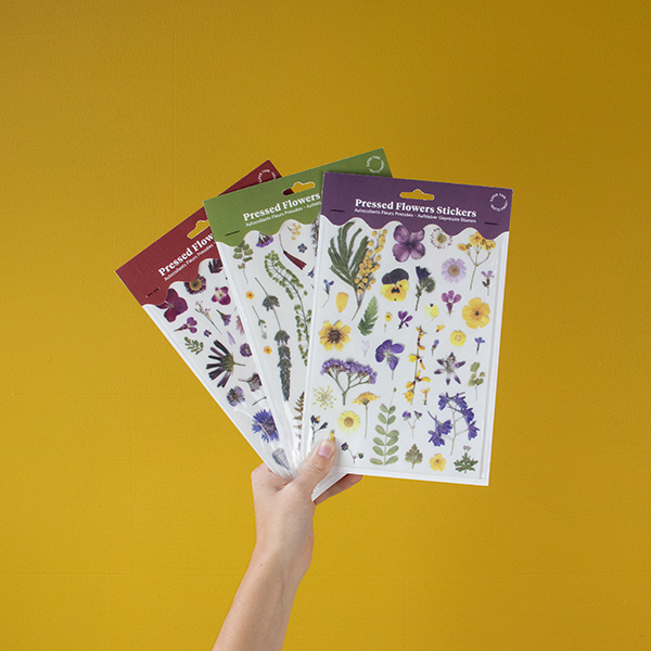 Pressed Flowers Sticker Sheet - Botanopia