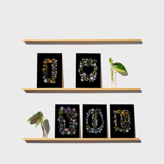 Alphabet Cards by Botanopia