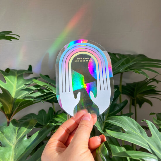 Rainbow maker stickers by Botanopia